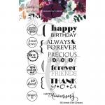 Colorado Craft Company Clear Stamp Set - General Greetings [SS518]