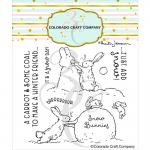 Colorado Craft Company Clear Stamp Set - Just Add Snow [AJ840]