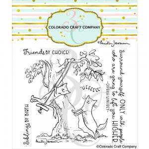 Colorado Craft Company Clear Stamp Set - Lift Higher [AJ806]
