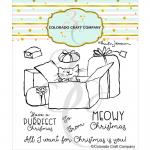 Colorado Craft Company Clear Stamp Set - Meowy Christmas [AJ828]