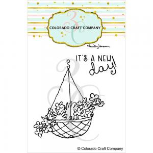 Colorado Craft Company Clear Stamp Set - New Day [AJ792]