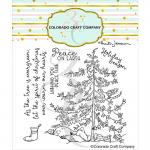 Colorado Craft Company Clear Stamp Set - Peaceful Fox [AJ830]