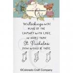 Colorado Craft Company Clear Stamp Set - Stocking Mini [KL730]