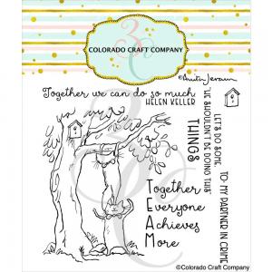 Colorado Craft Company Clear Stamp Set - Team Cats [AJ808]