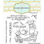 Colorado Craft Company Clear Stamp Set - Well Loved Cats [AJ802]