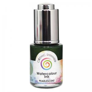 Cosmic Shimmer Pearlescent Watercolor Ink - Spruce Green