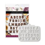 Cosmic Shimmer Silicone Mould - Gothic Font Uppercase Alphabet [CA0225-CS]
