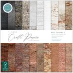 Craft Consortium 12" x 12" Paper Pad - Brick Textures 2 [CCEPAD042]