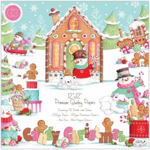 Craft Consortium 12" x 12" Paper Pad - Candy Christmas [CCPPAD037]