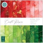 Craft Consortium 12" x 12" Paper Pad - Ink Drops Festive [CCEPAD037]