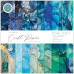 Craft Consortium 12" x 12" Paper Pad - Ink Drops Ocean 2 [CCEPAD041]