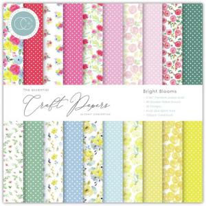 Craft Consortium 6" x 6" Paper Pad - Bright Blooms [CCEPAD010B]