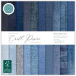 Craft Consortium 6" x 6" Paper Pad - Denim Textures [CCEPAD044B]