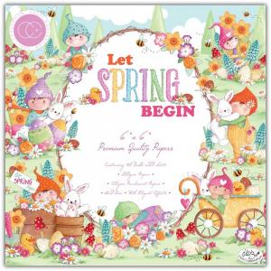 Craft Consortium 6" x 6" Paper Pad - Let Spring Begin [CCPPAD041B]
