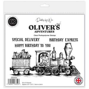 Craft Consortium Clear Stamp Set - Oliver's Adventure's - Birthday Express [CCDWSTMP006]
