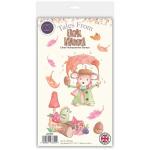 Craft Consortium Clear Stamp Set - Tales From Oak Wood - Falling Leaves [CCLSTMP002]