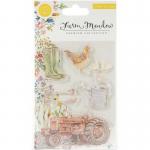 Craft Consortium Farm Meadow Clear Stamp Set - Farm [627660]