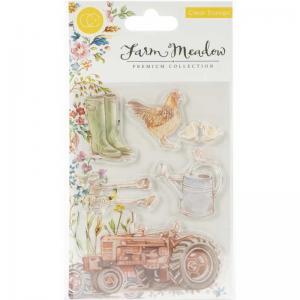 Craft Consortium Farm Meadow Clear Stamp Set - Farm [627660]