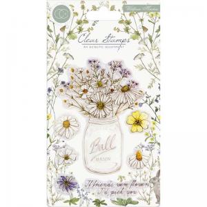 Craft Consortium Wildflowers Clear Stamp Set - Fresh Cut [625215]