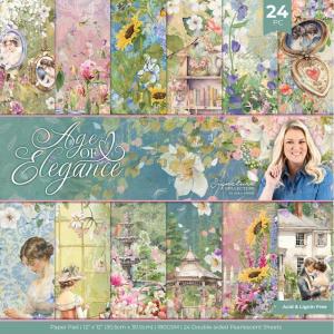 Crafter's Companion 12" x 12" Paper Pad - Age Of Elegance [SS-AOE-PAD12]