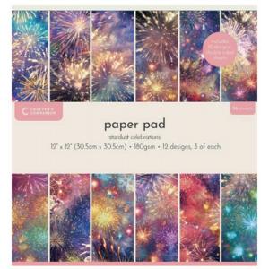 Crafter's Companion 12" x 12" Paper Pad - Stardust Celebrations [CC-STCE-PAD12]