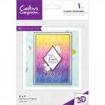 Crafter's Companion 3D Embossing Folder - Classic Diamonds