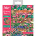 Crafter's Companion 6" x 6" Paper Pad - Flamazing Flamingos [FLFL-PAD6]