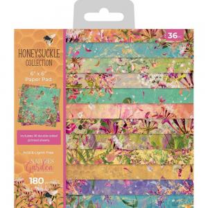 Crafter's Companion 6" x 6" Paper Pad - Nature's Garden Honeysuckle [NG-HS-PAD6]