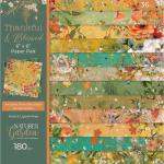 Crafter's Companion 6" x 6" Paper Pad - Nature's Garden - Thankful & Blessed [NG-TAB-PAD6]