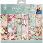 Crafter's Companion 8" x 8" Vellum Pad - Christmas Rose [S-CR-VELPAD8]