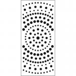 The Crafter's Workshop 4" x 9" Slimline Stencil - Concentric Circles [TCW2307]