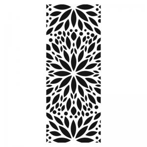 The Crafter's Workshop 4" x 9" Slimline Stencil - Petal Display [TCW2339]