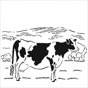 The Crafter's Workshop 6" x 6" Template - Bessie [TCW869s]