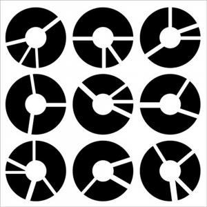 The Crafter's Workshop 6" x 6" Template - Big Spools [TCW1054s]