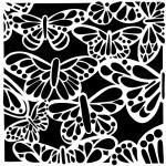 The Crafter's Workshop 6" x 6" Template - Butterfly Bounty [TCW1081s]