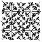 The Crafter's Workshop 6" x 6" Template - Garden Tile [TCW943s]