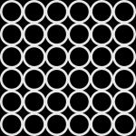 The Crafter's Workshop 6" x 6" Template - Grid Of Rings [TCW1076s]