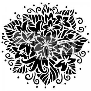 The Crafter's Workshop 6" x 6" Template - Jasmine Spray [TCW822s]