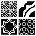 The Crafter's Workshop 6" x 6" Template - Marrakesh Tiles [TCW966s]