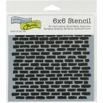The Crafter's Workshop 6" x 6" Template - Micro Bricks [TCW790s]