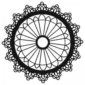 The Crafter's Workshop 6" x 6" Template - Petal Mandala [TCW946s]