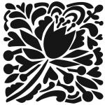 The Crafter's Workshop 6" x 6" Template - Tulip Party [TCW993s]