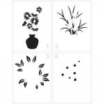 The Crafter's Workshop 8 1/2" x 11" Stencil - A2 Layered Flower Vase [TCW6027]