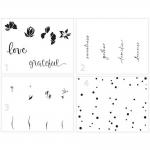 The Crafter's Workshop 8 1/2" x 11" Stencil - A2 Layered Word Flowers [TCW6018]