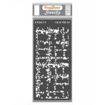 CrafTreat 4" x 8" Stencil - Old Stitched Rug [CTS672]