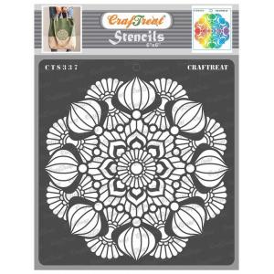 CrafTreat 6" x 6" Stencil - Mandala 3 [CTS337]