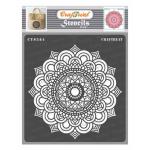 CrafTreat 6" x 6" Stencil - Mandala Template [CTS584]