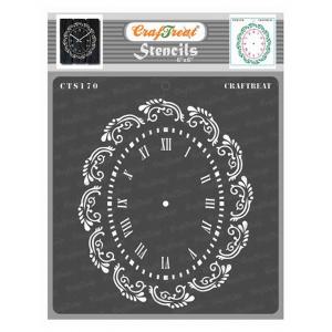 CrafTreat 6" x 6" Stencil - Oval Doily [CTS170]