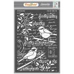 CrafTreat A4 Stencil - Bird Song [CTS606]