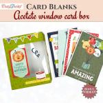 CrafTreat Card Blanks - Acetate Window Card Box [CCB004]
